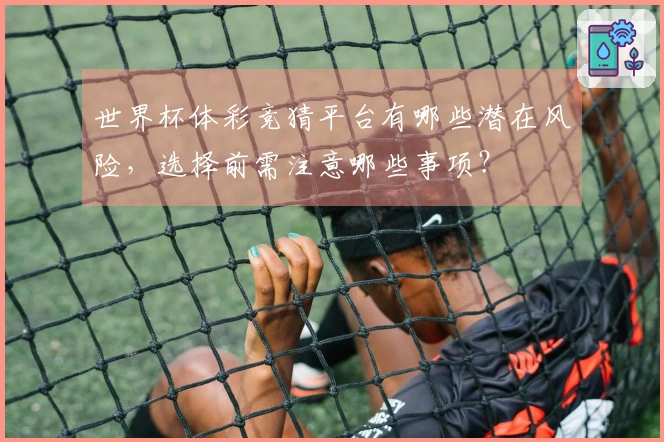 世界杯体彩竞猜平台有哪些潜在风险，选择前需注意哪些事项？